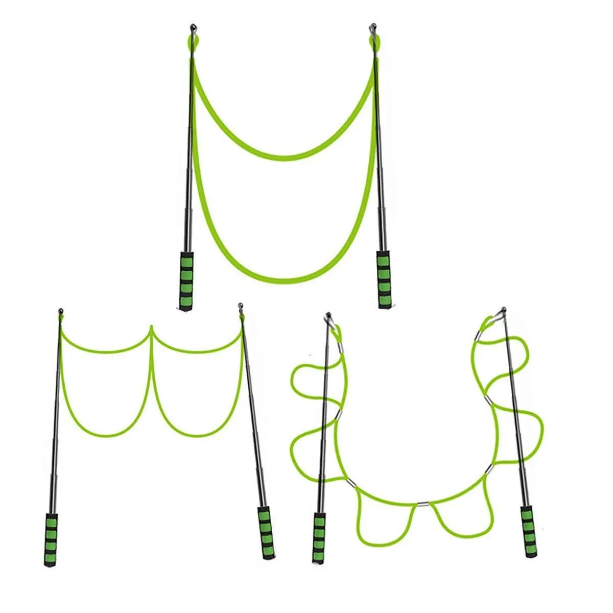 Double Pole Bubble Rope for Giant Bubble Show Outdoor Kids Party Activity