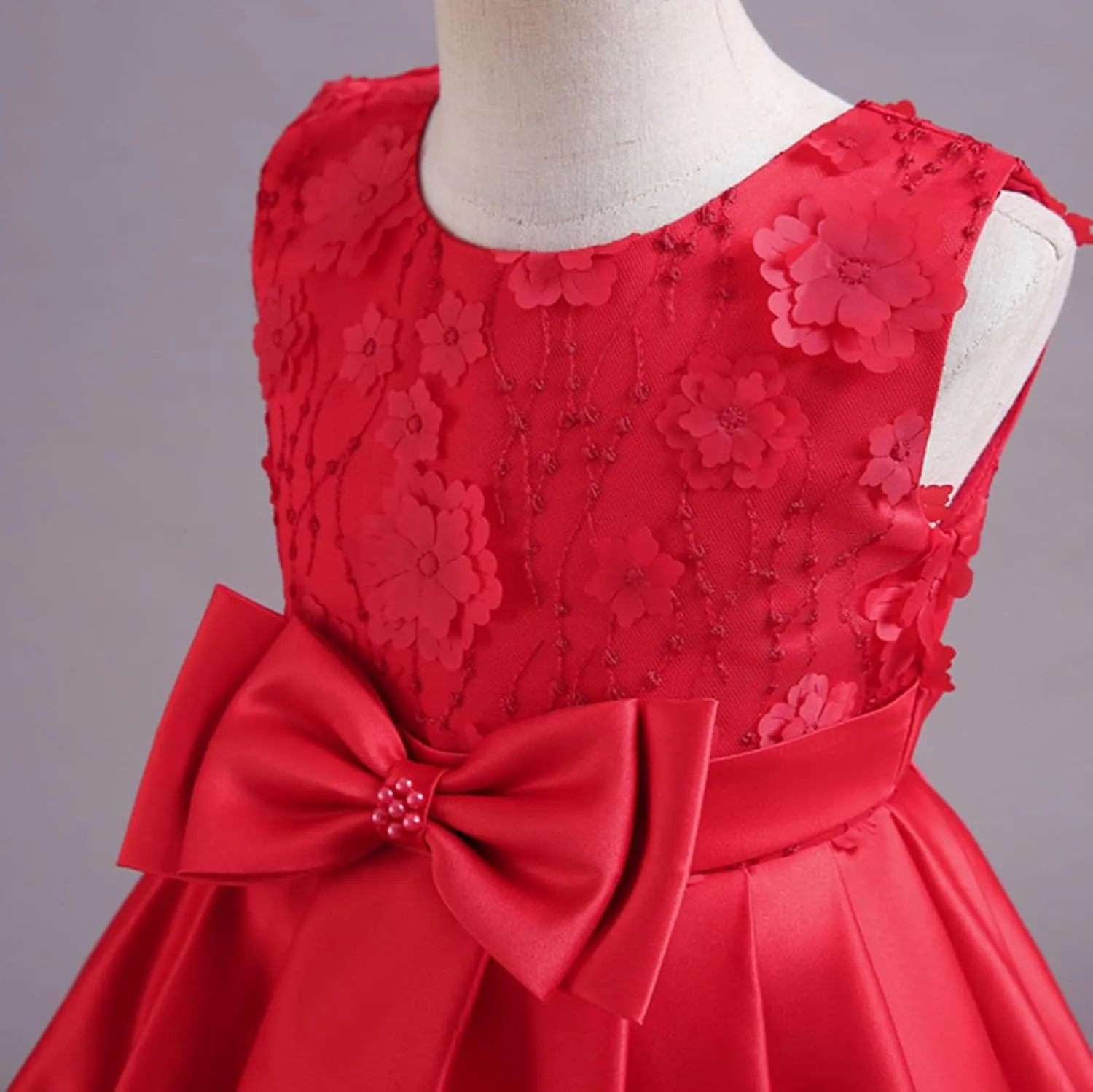 Dress Size 6 Girls Dresses Spring Summer and Autumn Children's Birthday Dress Catwalk succinctly December Tutu Skirt Girls Piano Little Girl 