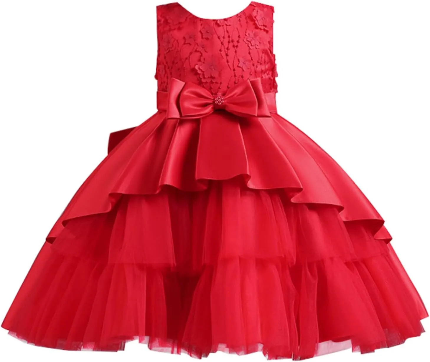 Dress Size 6 Girls Dresses Spring Summer and Autumn Children's Birthday Dress Catwalk succinctly December Tutu Skirt Girls Piano Little Girl 