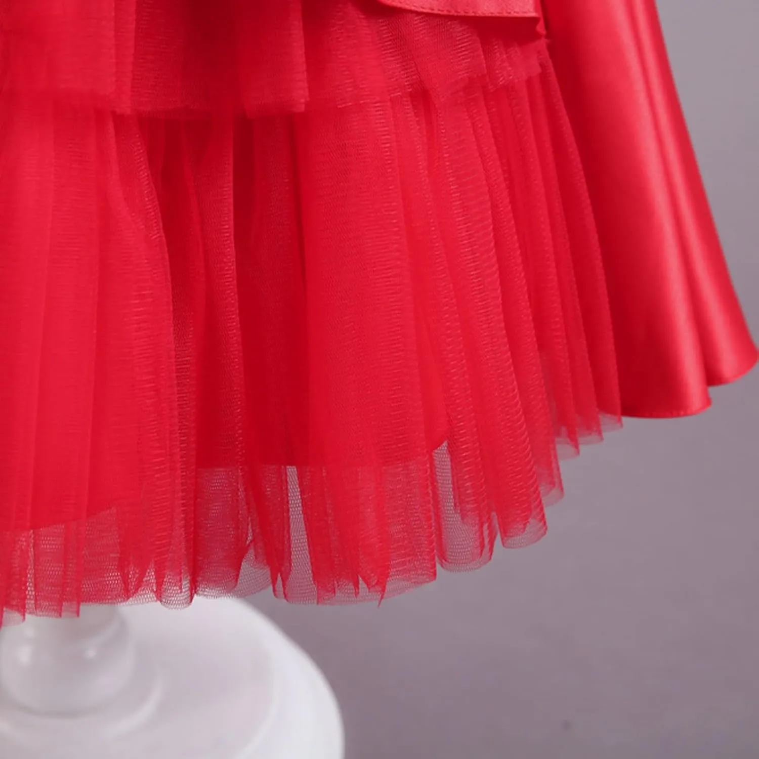 Dress Size 6 Girls Dresses Spring Summer and Autumn Children's Birthday Dress Catwalk succinctly December Tutu Skirt Girls Piano Little Girl 