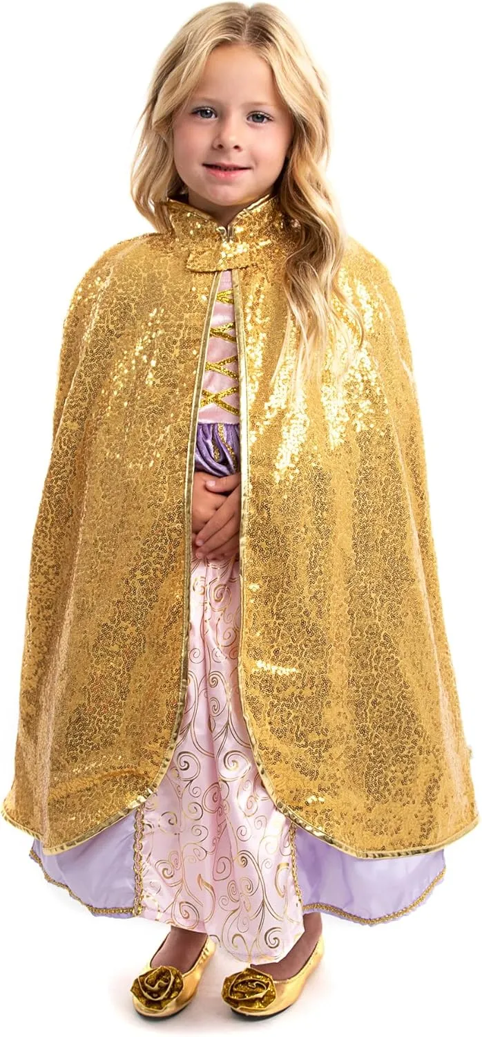 Dress Up with No Glitter Little Adventures Shimmer Cloak Costume Dressup Ages 3-8 Machine Washable Child Pretend skill unhappy Play& Party 