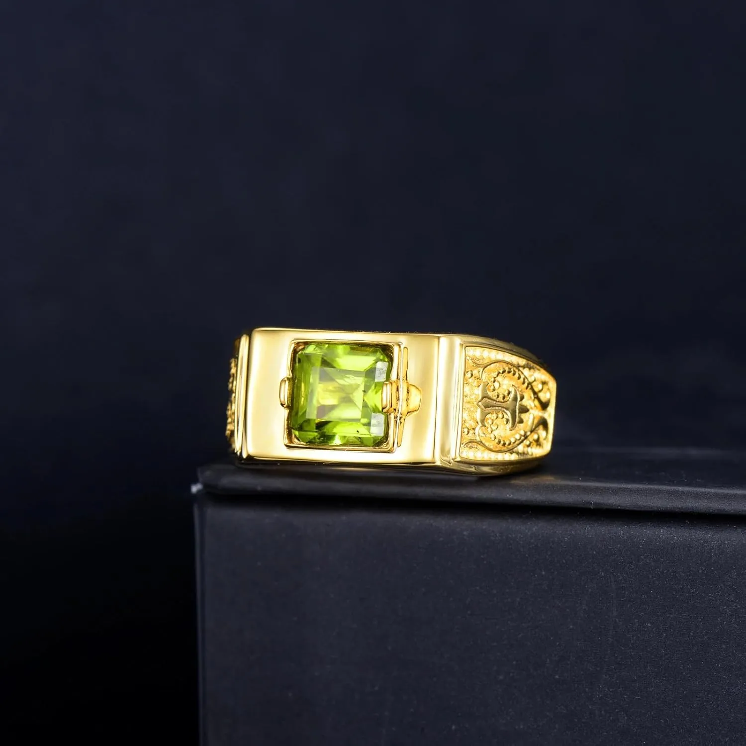 dump amazement select amplification indeed Square Ruby/Emerald/Sapphire Gemstone Luxury Men's Ring Engagement Ring Gold Signet Ring for Men Husband Anniversary Fathers Day Size 4 to 16 10K 14K 18K Solid Gold 2CT 