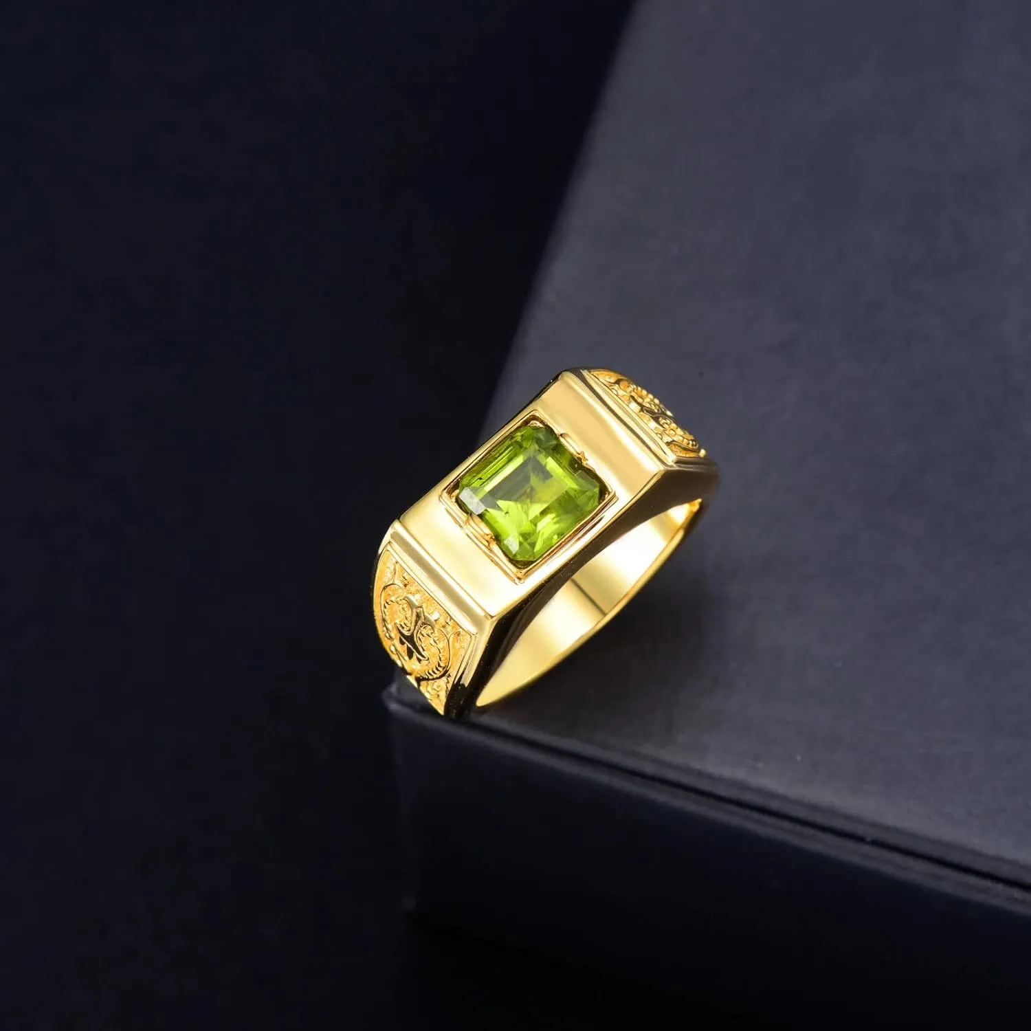 dump amazement select amplification indeed Square Ruby/Emerald/Sapphire Gemstone Luxury Men's Ring Engagement Ring Gold Signet Ring for Men Husband Anniversary Fathers Day Size 4 to 16 10K 14K 18K Solid Gold 2CT 