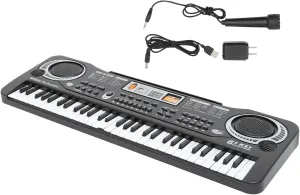 Educational Electronic scholarly Piano for Multipurpose Music Keyboard with Smooth Surface Material for Early Learning and Skill Development ERINGOGO 1Set Keys 