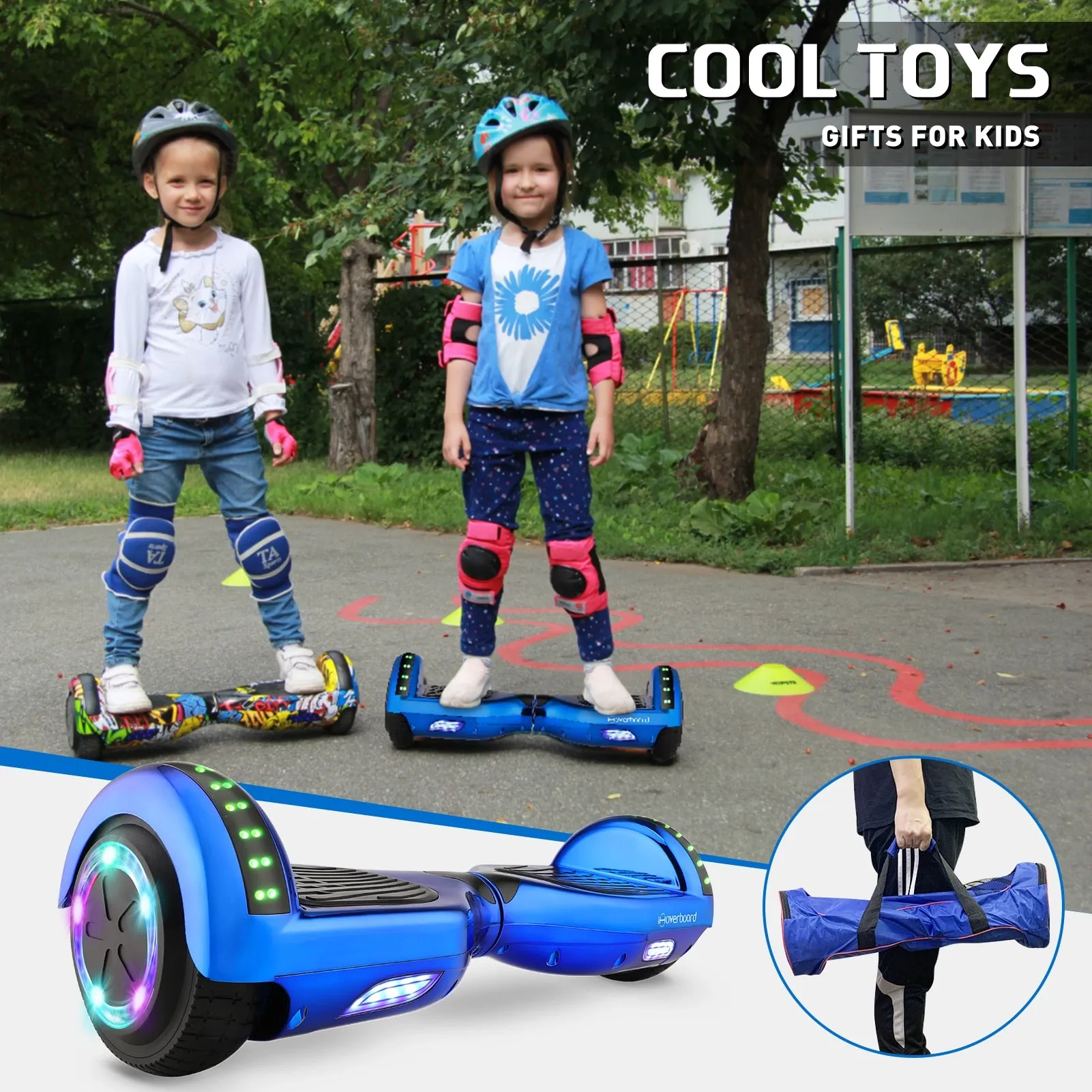 Electric iScooter Hoverboard Skateboard With LED Two Wheels