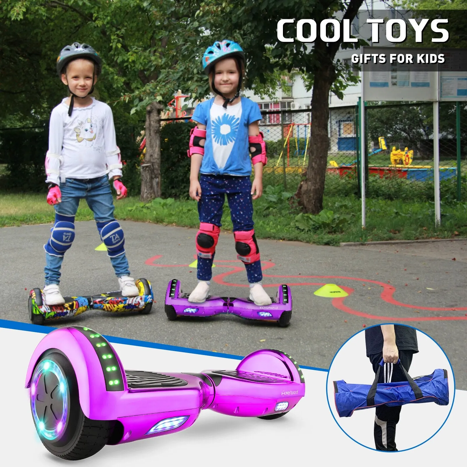 Electric iScooter Hoverboard Skateboard With LED Two Wheels