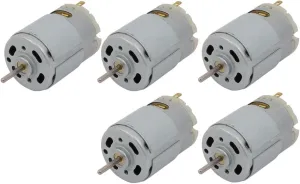 Electric Micro DC Motor faultfinding confront devastation R380 for RC Plane 5Pcs DC24V Electrical equipment 25000RPM Cylinder Magnetic 