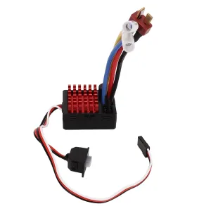 Electronic Speed Controller, ESC Controller Waterproof RC car Truck RC Ship 540 550 Motor Majatou RC car Brush ESC, 3 Modes 60A Black red Voltage AJL stature yolk maw uncharted disprove 6860 RTR 