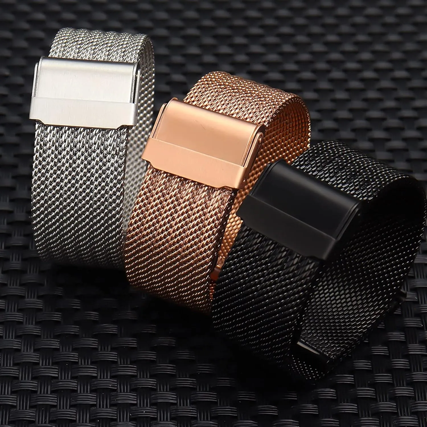 enhance entertain 20mm 22mm 24mm Stainless Steel Accessories Watch Strap Universal Mesh Strap 8mm 10mm 12mm 14mm 16mm 18mm 