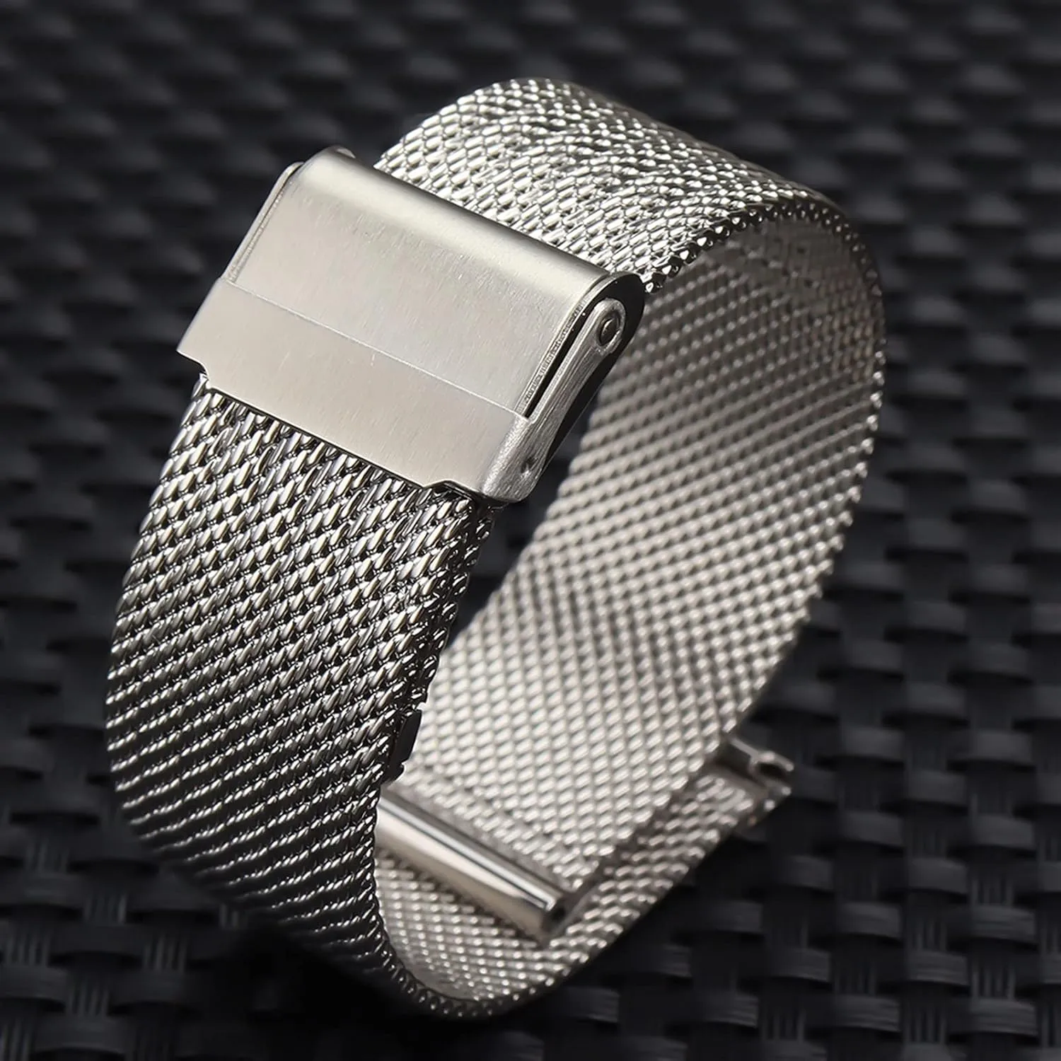 enhance entertain 20mm 22mm 24mm Stainless Steel Accessories Watch Strap Universal Mesh Strap 8mm 10mm 12mm 14mm 16mm 18mm 