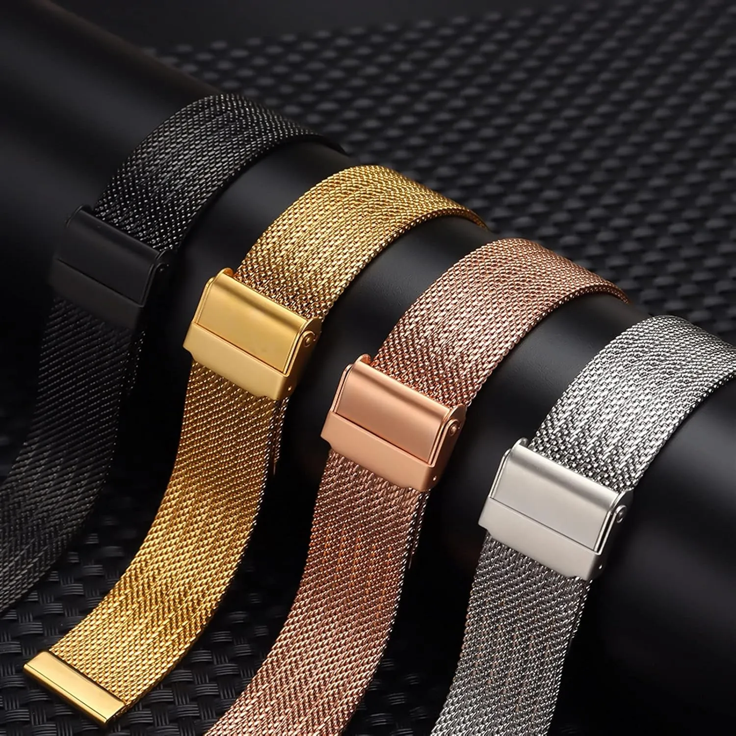 enhance entertain 20mm 22mm 24mm Stainless Steel Accessories Watch Strap Universal Mesh Strap 8mm 10mm 12mm 14mm 16mm 18mm 