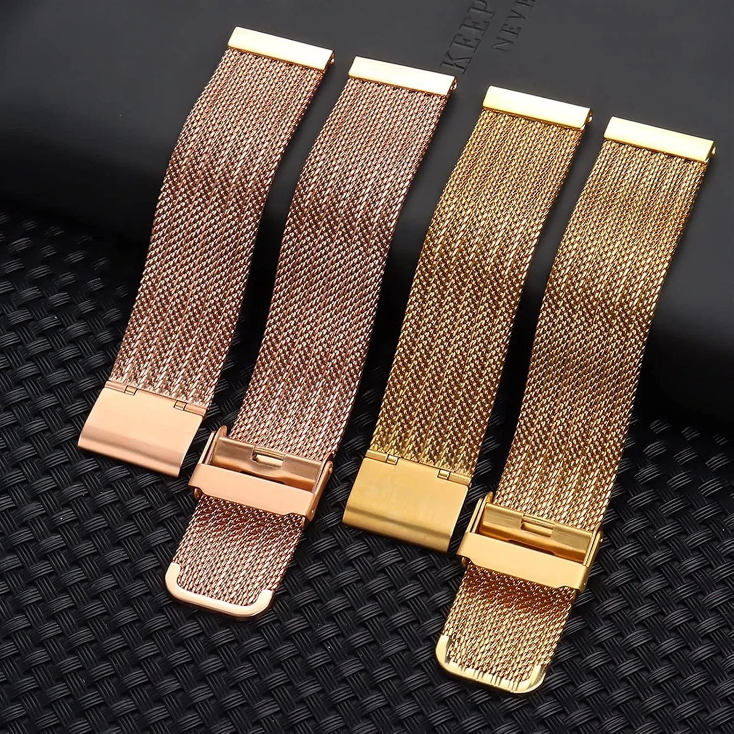 enhance entertain 20mm 22mm 24mm Stainless Steel Accessories Watch Strap Universal Mesh Strap 8mm 10mm 12mm 14mm 16mm 18mm 
