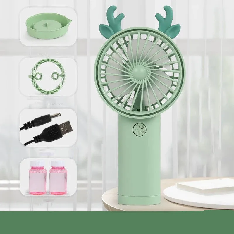 Fan bubble machine