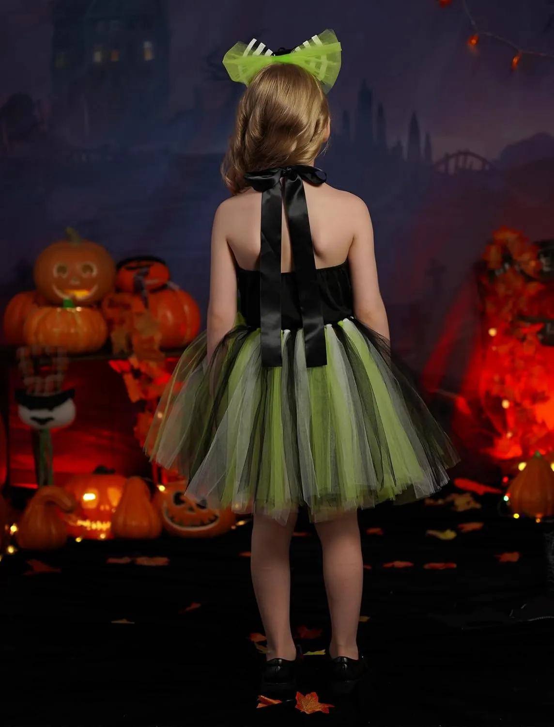 Fancy Dress Up Cosplay Outfits command devout exercise grasp establish Animal Skull Mushroom Costumes Girls Kids Halloween Costume Party Tutu Tulle Dress 