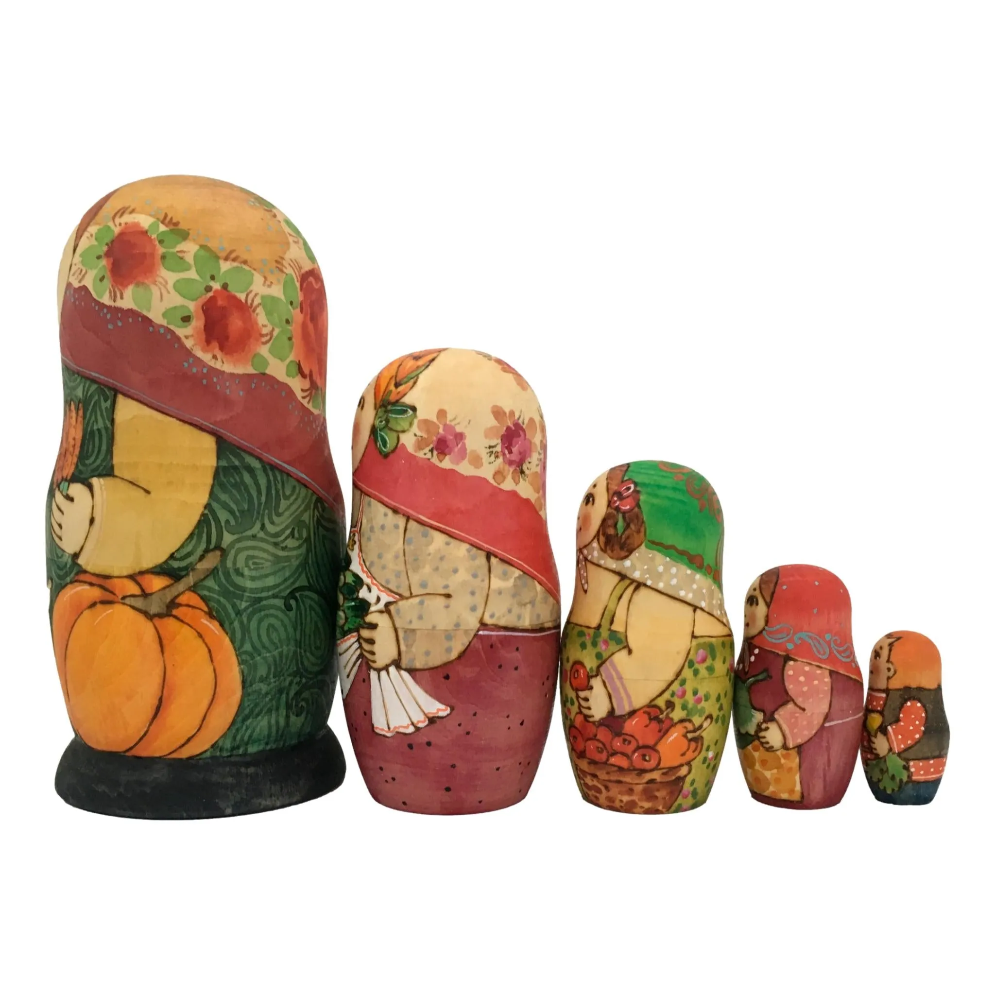 Farmers Matryoshka for Kids