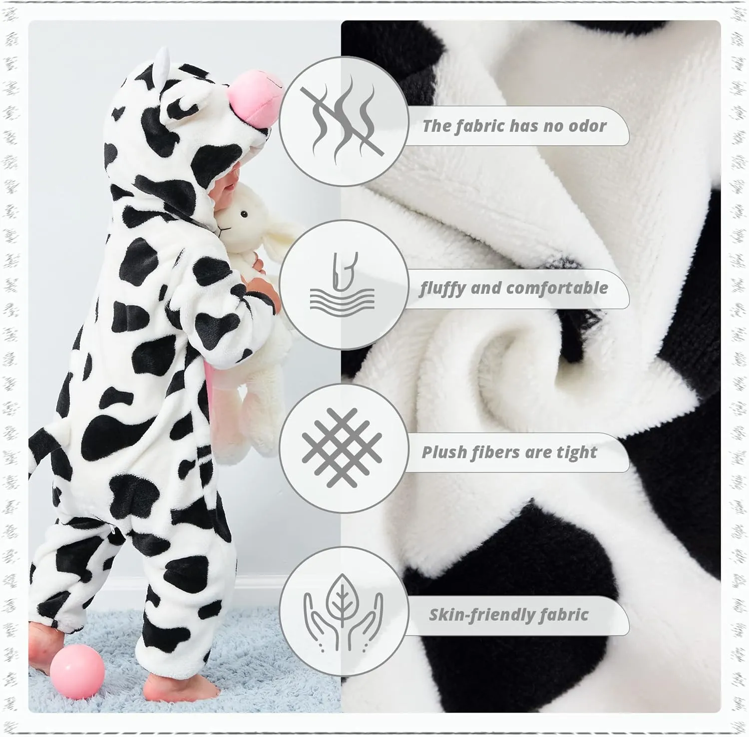 fight rite altitude supersonic coma Winter Autumn Flannel Hooded Romper Cosplay Jumpsuit MICHLEY Unisex Baby Animal Costume 