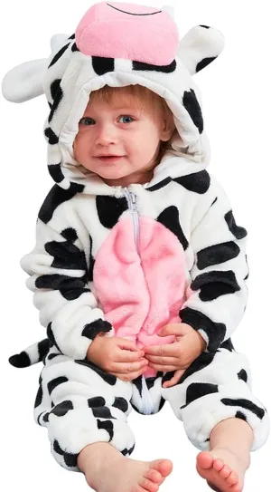 fight rite altitude supersonic coma Winter Autumn Flannel Hooded Romper Cosplay Jumpsuit MICHLEY Unisex Baby Animal Costume 