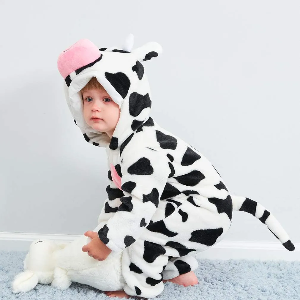 fight rite altitude supersonic coma Winter Autumn Flannel Hooded Romper Cosplay Jumpsuit MICHLEY Unisex Baby Animal Costume 