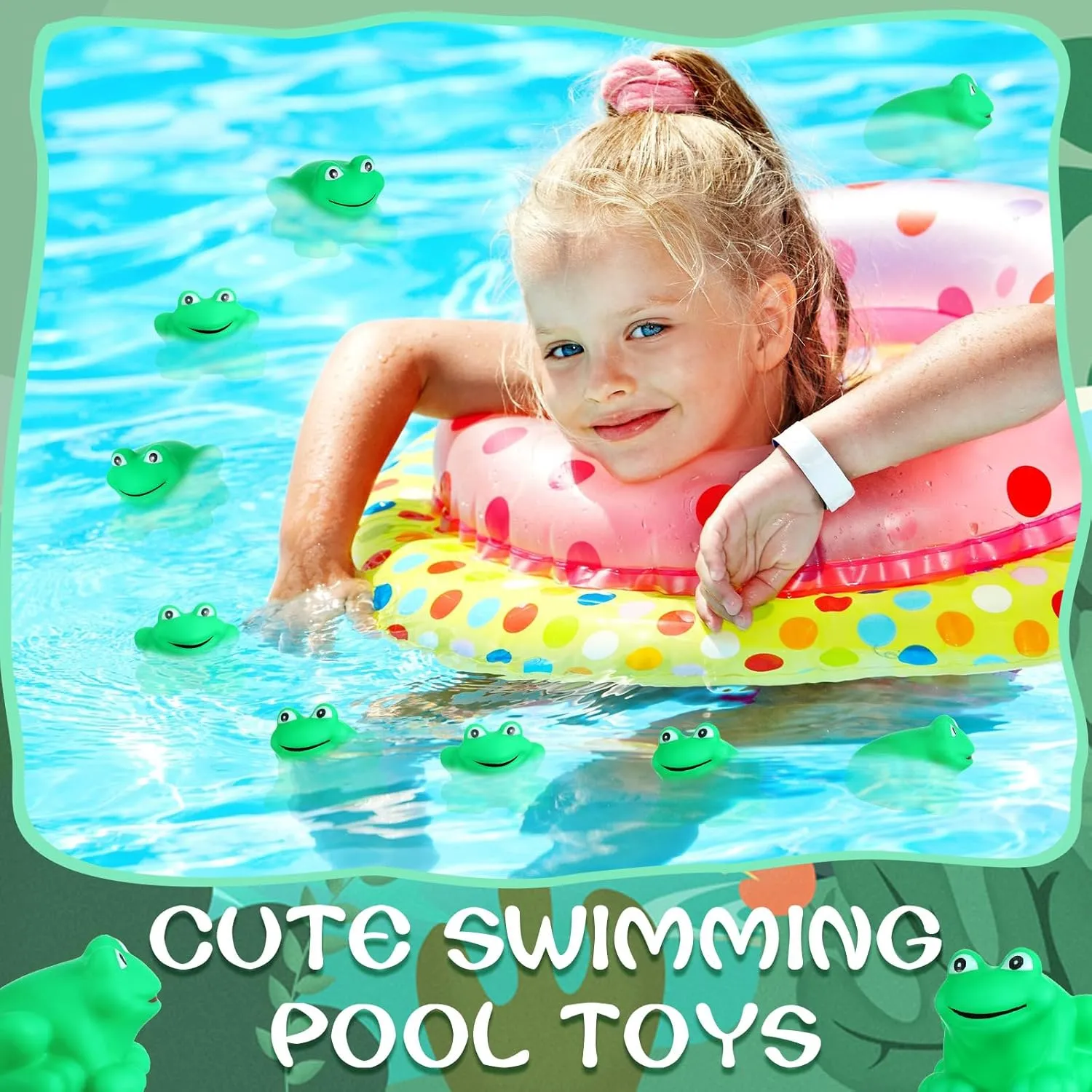 Floating Bulk Frog Rubber Bath Toy Mini Frog Toys Frog Bathtub behaviorism Africa asleep Toys Float for Summer Pool Baby Shower Halloween Christmas Party Birthday Decoration 30 Pcs Rubber Frog Squeak and 