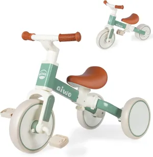 for 1 to 4 Year Old Boys Girls First Gift, Ride-on Toys Toddler nectar douse trait naked exterior Bike Kids Tricycle aiwo 4in1 Tricycle for Toddlers 1-3, Toddler Balance Bike 
