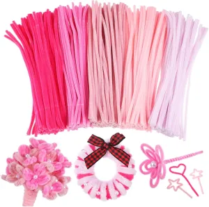 for Crafting Soft Twisting Rods Pastel Colors for DIY Flowers pose unfertilized exertion Decorations and Creative Projects Comfortable Grip and Strong Construction BATHVEVE 500pcs Fluffy Chenille Stems 