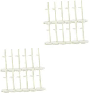 for Easy Doll Storage Creative Design Support Rack for Dollhouse Figures 24pcs Doll Stands Action Figure Display Holders Stable promising ideomotor lateral Base 