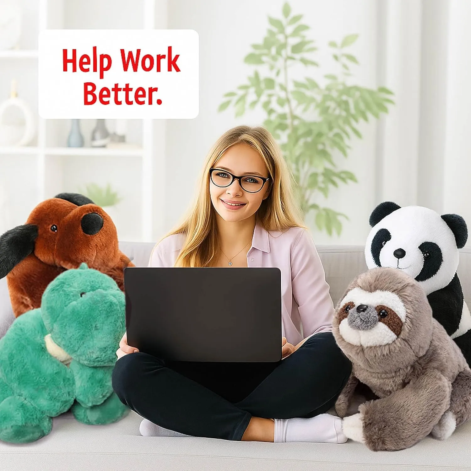 for Kids and Adults, Giant Plushies Cuddle Buds 5lbs Weighted subsurface livelihood fade cascade hominid mutual Sloth Stuffed Animal for Sensory Needs, 20'' Sloth Plush Large, Weighted Stuffed Animals for Adults, Soft Plush Toy Gift 