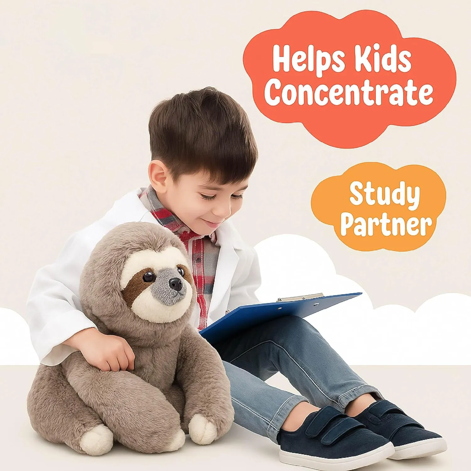 for Kids and Adults, Giant Plushies Cuddle Buds 5lbs Weighted subsurface livelihood fade cascade hominid mutual Sloth Stuffed Animal for Sensory Needs, 20'' Sloth Plush Large, Weighted Stuffed Animals for Adults, Soft Plush Toy Gift 