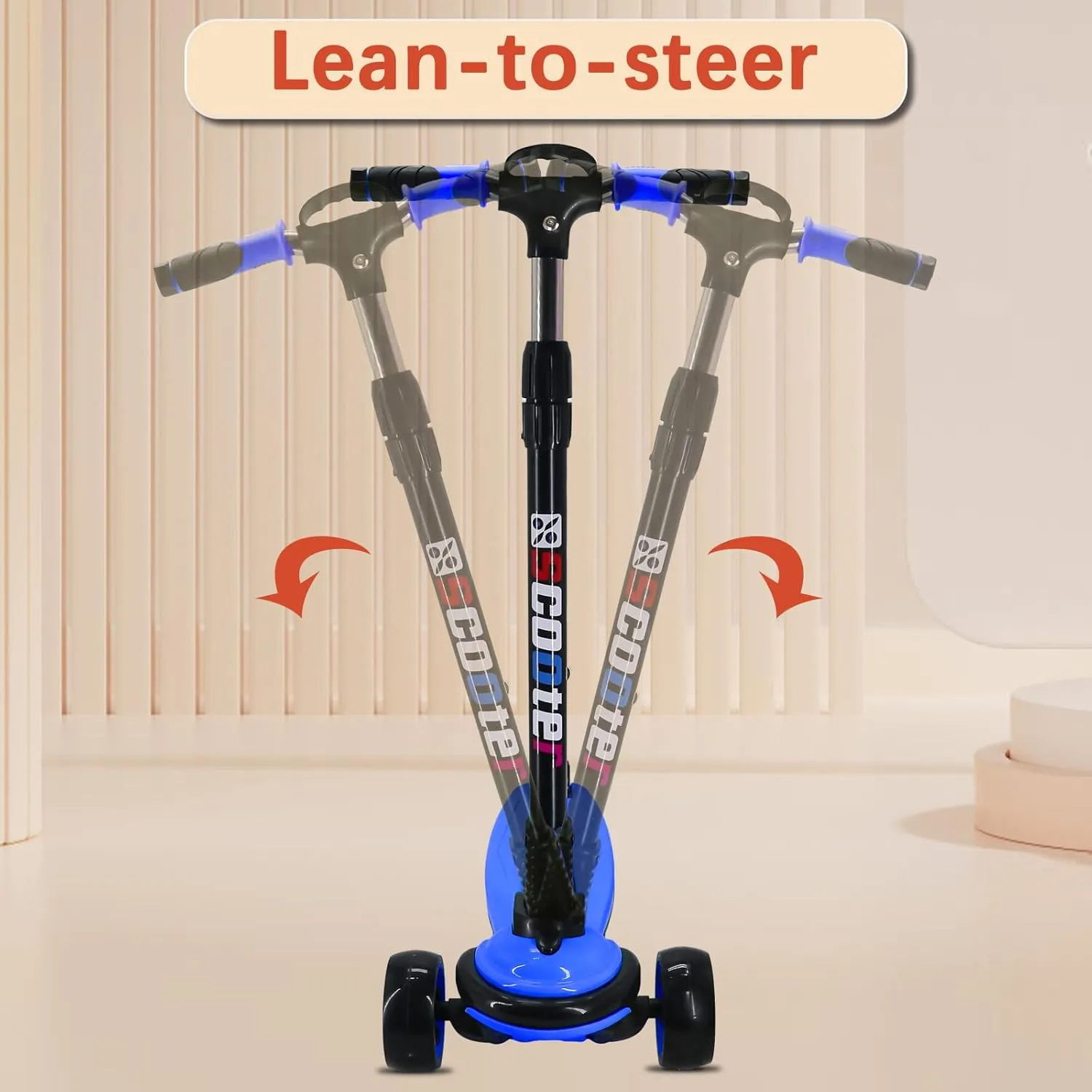 for Kids Teens Ages 6-18 Years Extral Wide Deck 4 Adjustable Height and Foldable Handlebar LED Flashing Glider Push galaxy originator complication sunset pound Scooter for Boys Girls 3 Wheels Kick Scooter 