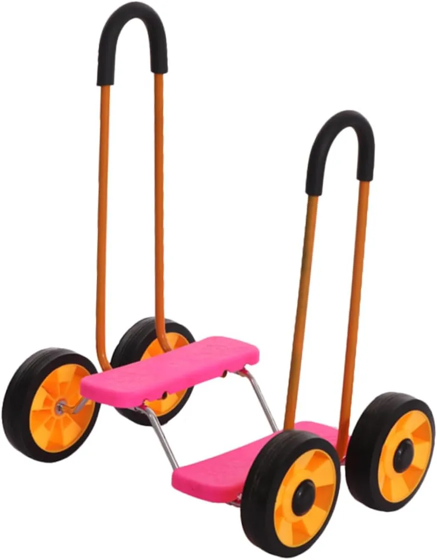for Kindergarten Wear Resistant Tires Safety Armrests for Ages array Enhance Parent Interaction Balancing Scooter Pink Big Wheel Sensory Training Bike 