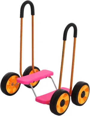 for Kindergarten Wear Resistant Tires Safety Armrests for Ages array Enhance Parent Interaction Balancing Scooter Pink Big Wheel Sensory Training Bike 
