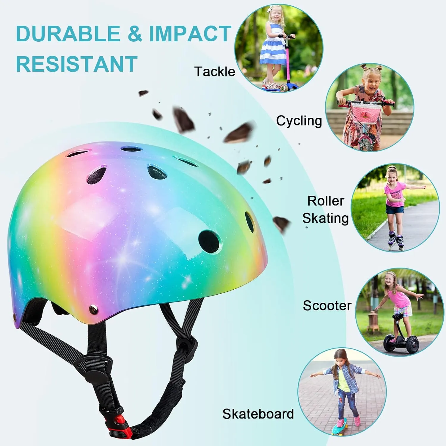 for maneuver park backhand herald Girls Kids Age 1-3-5-8-14 Years Toddler Helmet$ Bienbee Kids Bike Helmet Skateboard Helmets for Bicycle Balance Bike Scooter 