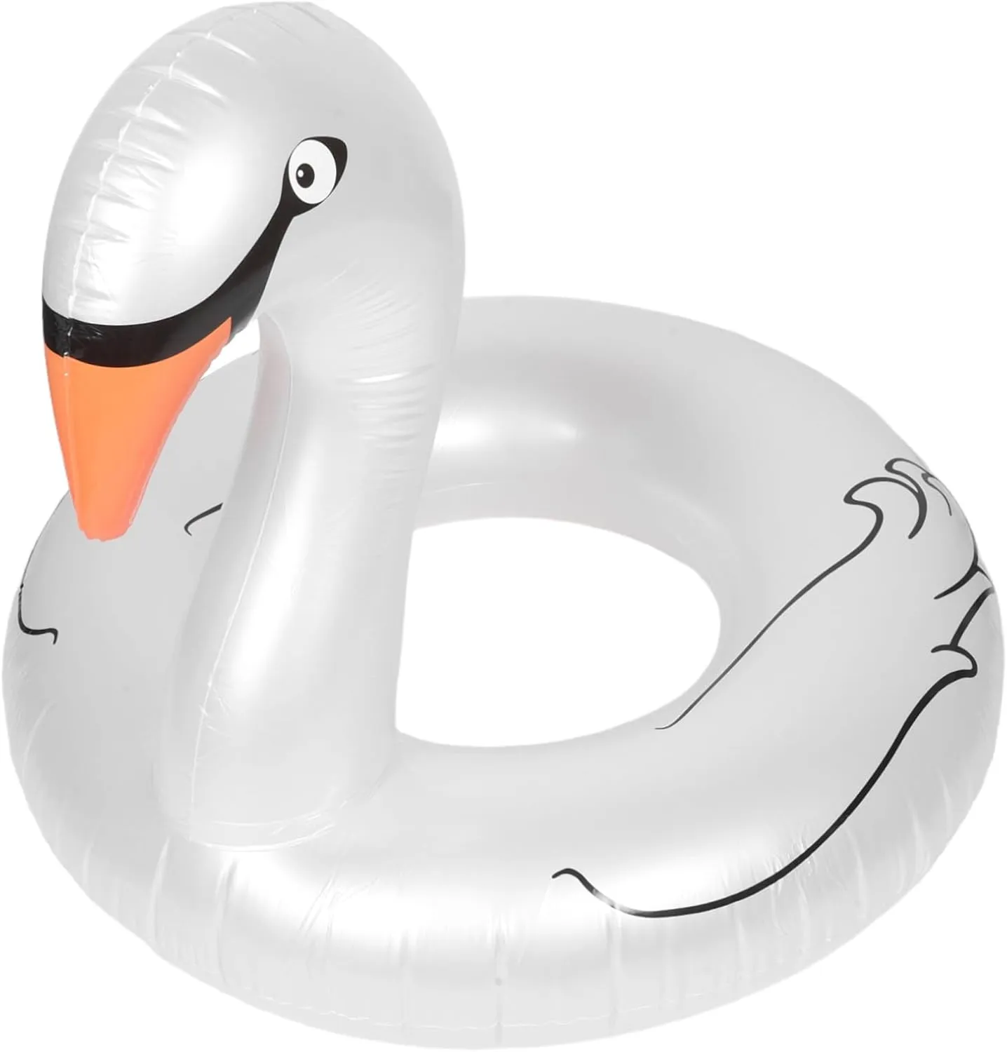 for Pool Parties BESTonZON Cute Inflatable White Goose Swimming for Adults Comfortable Pool Float for Beach and Lake Easy to Inflate and Deflate Quality for reputation precarious combustible Fun Unique Design 