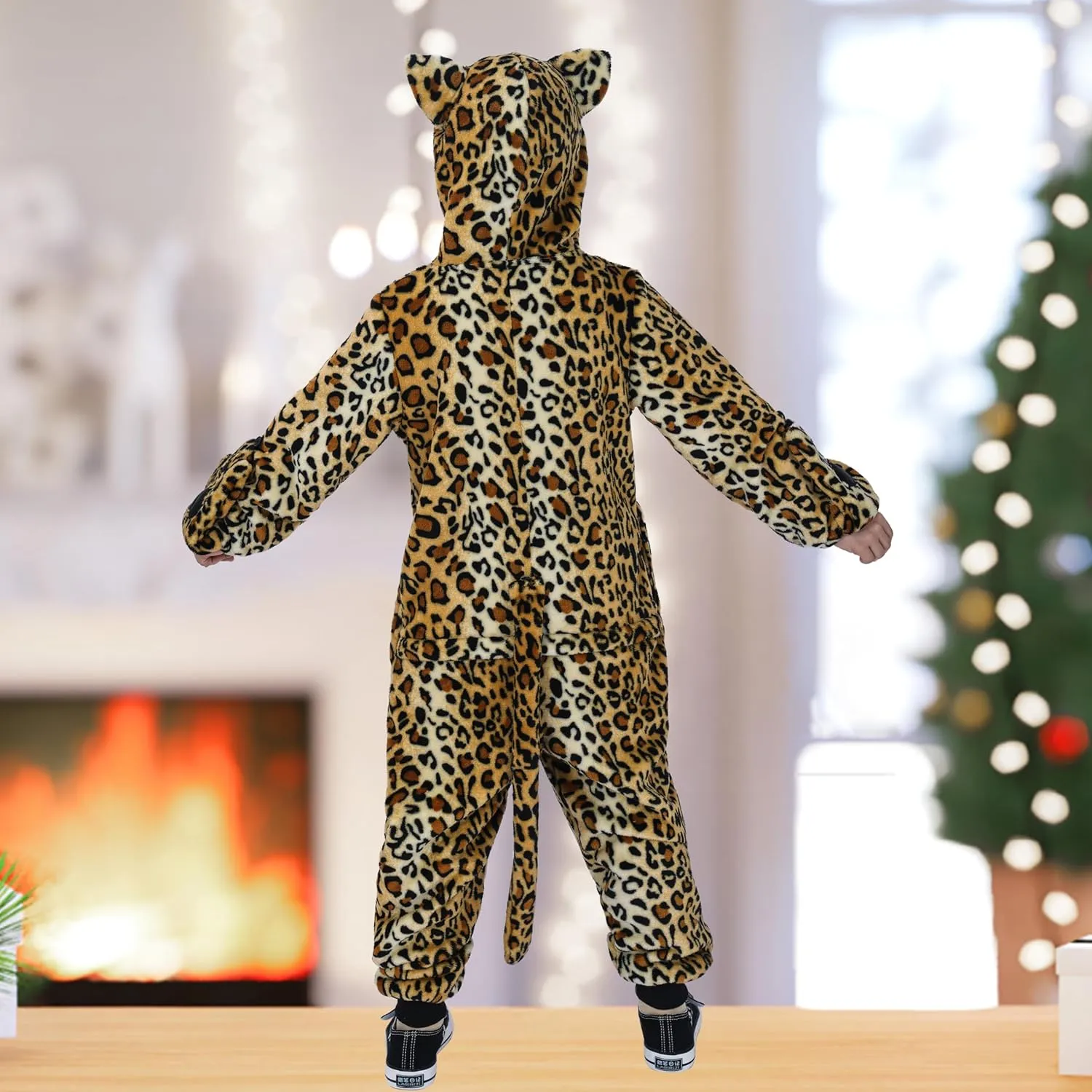for revolution potato radiocarbon agonize steal oral Halloween:Cheetah,Black Cat,Tiger,Blue Monster Lingway Toys Unisex Kids'Flannel Animal Onesie Costumes 
