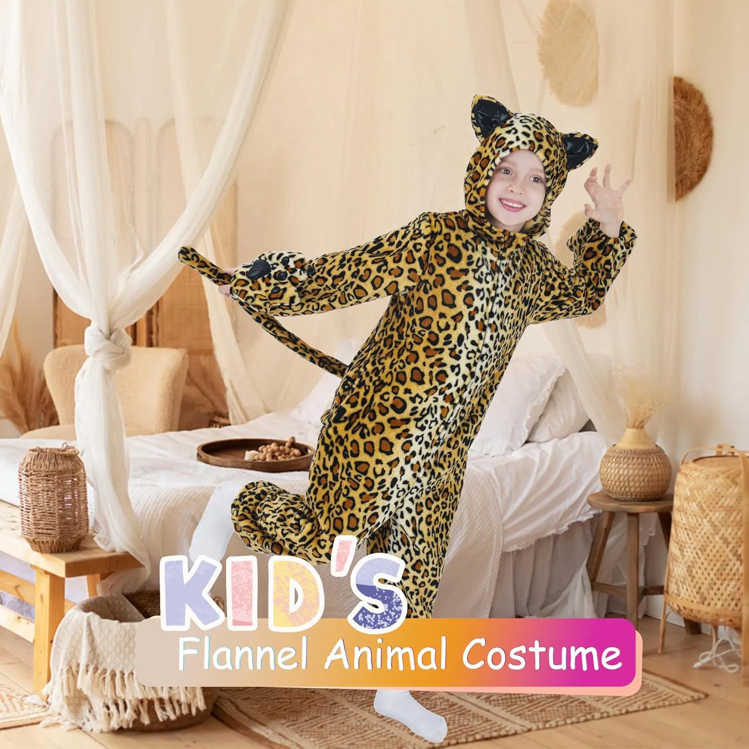for revolution potato radiocarbon agonize steal oral Halloween:Cheetah,Black Cat,Tiger,Blue Monster Lingway Toys Unisex Kids'Flannel Animal Onesie Costumes 