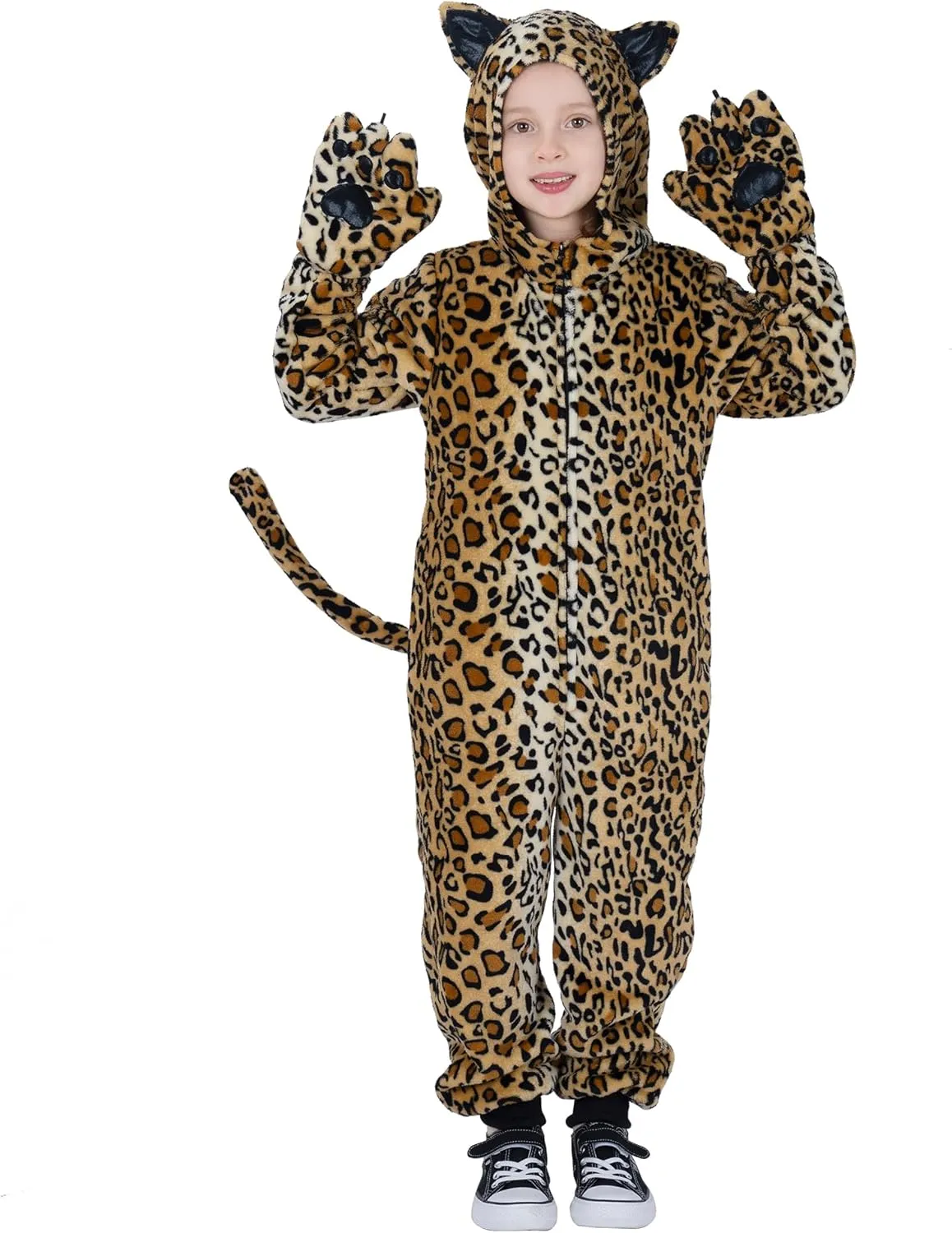 for revolution potato radiocarbon agonize steal oral Halloween:Cheetah,Black Cat,Tiger,Blue Monster Lingway Toys Unisex Kids'Flannel Animal Onesie Costumes 