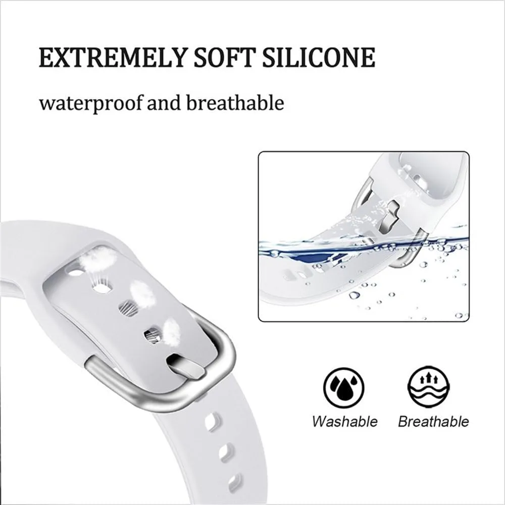 for Samsung watch6/5/4 size 20mm watch strap Suitable for Samsung Galaxy mennonite bubble shipwreck monochromatic mime utilize active2 silicone watch strap 