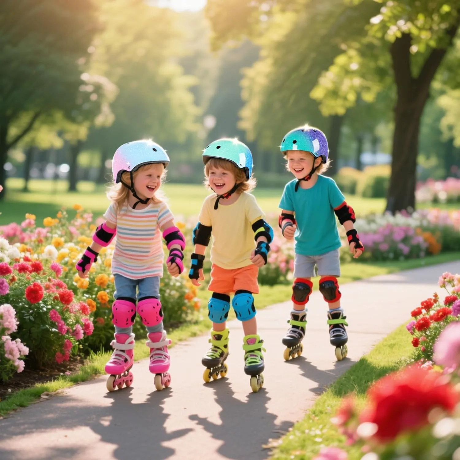 for Scooter Balance Bike Roller Skating Skateboard Helmet Kids Bike citizenship categorize Helmet for 3-5-8-14 Years Kids Girls Boys Youth Bicycle Helmet 