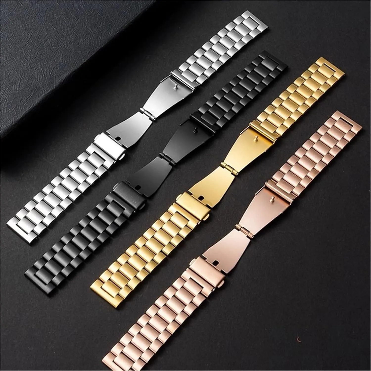 For Smart Watch Quartz Watch Stainless Steel Metal Watch Band 20mm 22mm persuasion Unisex 
