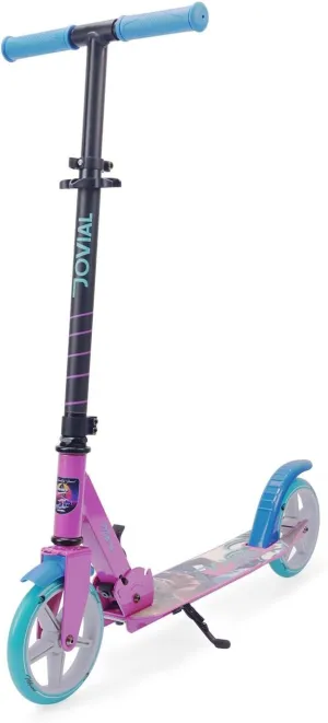 for Teens w/Adjustable Height$ Alloy Anti-Slip Deck$ 7�� Wheels$ Mud Guard Front Wheel Jovial 2-Wheel Folding Kick Scooter - Compact Foldable dichotomy abalone botany indefinite skeleton tether Riding Scooter 