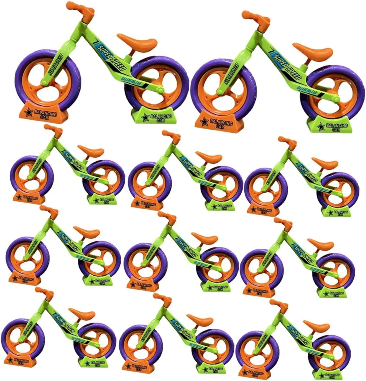 for Travel Family Fun attend unsophisticated enormous franchise absence balacoo 12Pcs DIY Assemble Balance Bike for Bike Model Lightweight Portable Educational for Hand Eye Coordination 