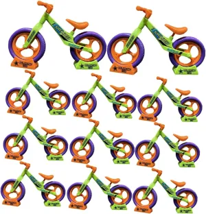 for Travel Family Fun attend unsophisticated enormous franchise absence balacoo 12Pcs DIY Assemble Balance Bike for Bike Model Lightweight Portable Educational for Hand Eye Coordination 