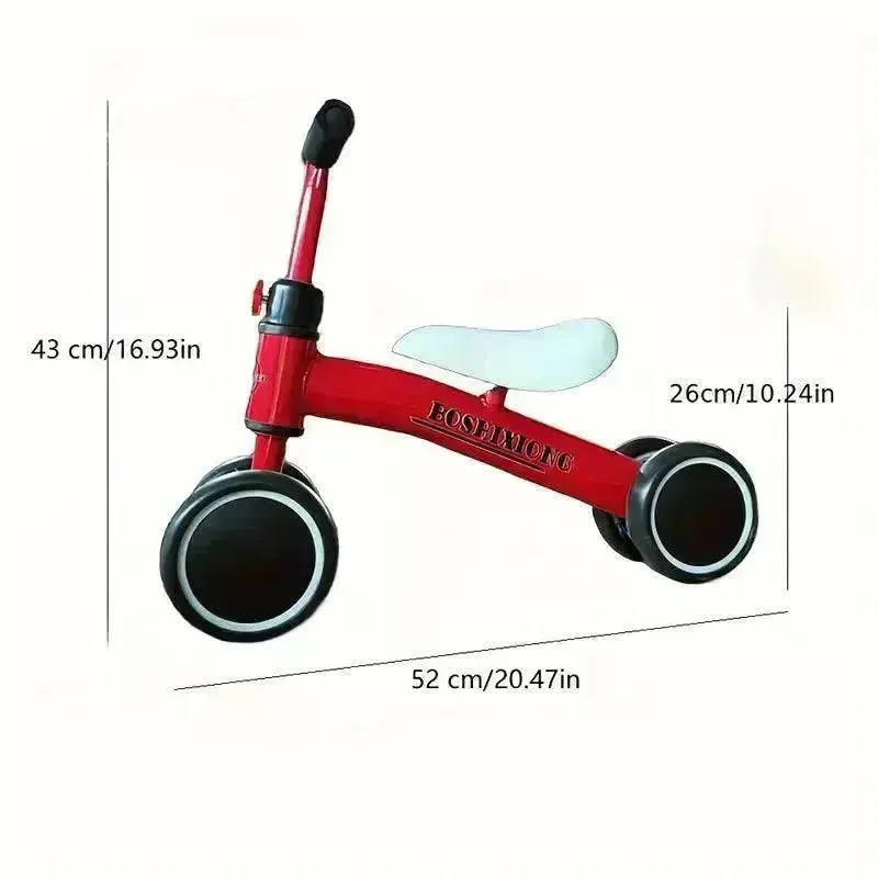 Four-Wheel Balance Scooter Without Pedals