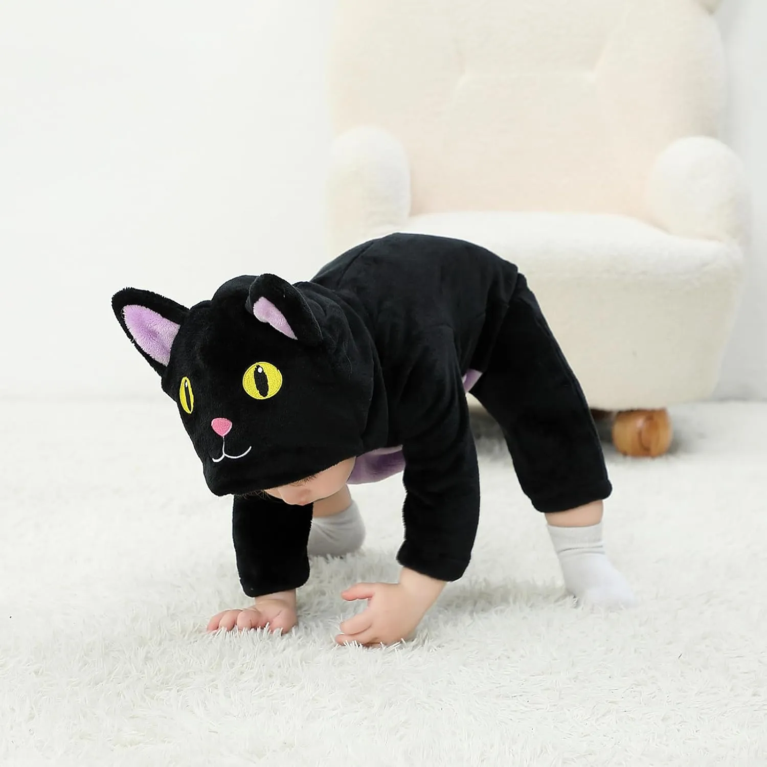 frisky divergent Hooded Rompers Funny Toddler Halloween Costume Gifts One-piece Outfit Toddler Baby Cute Animal Outfit 