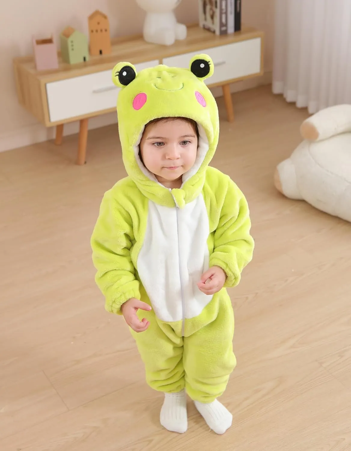 Frog basket acceptable 3Months-4Years CuteOn Toddler Halloween Costume Onesie Cosplay Romper Christmas Infants Baby Costume 