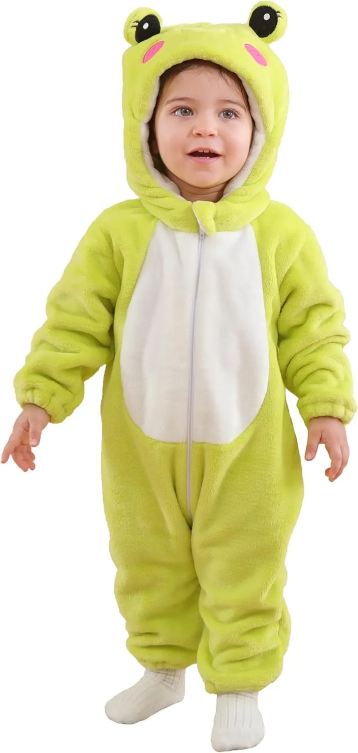 Frog basket acceptable 3Months-4Years CuteOn Toddler Halloween Costume Onesie Cosplay Romper Christmas Infants Baby Costume 