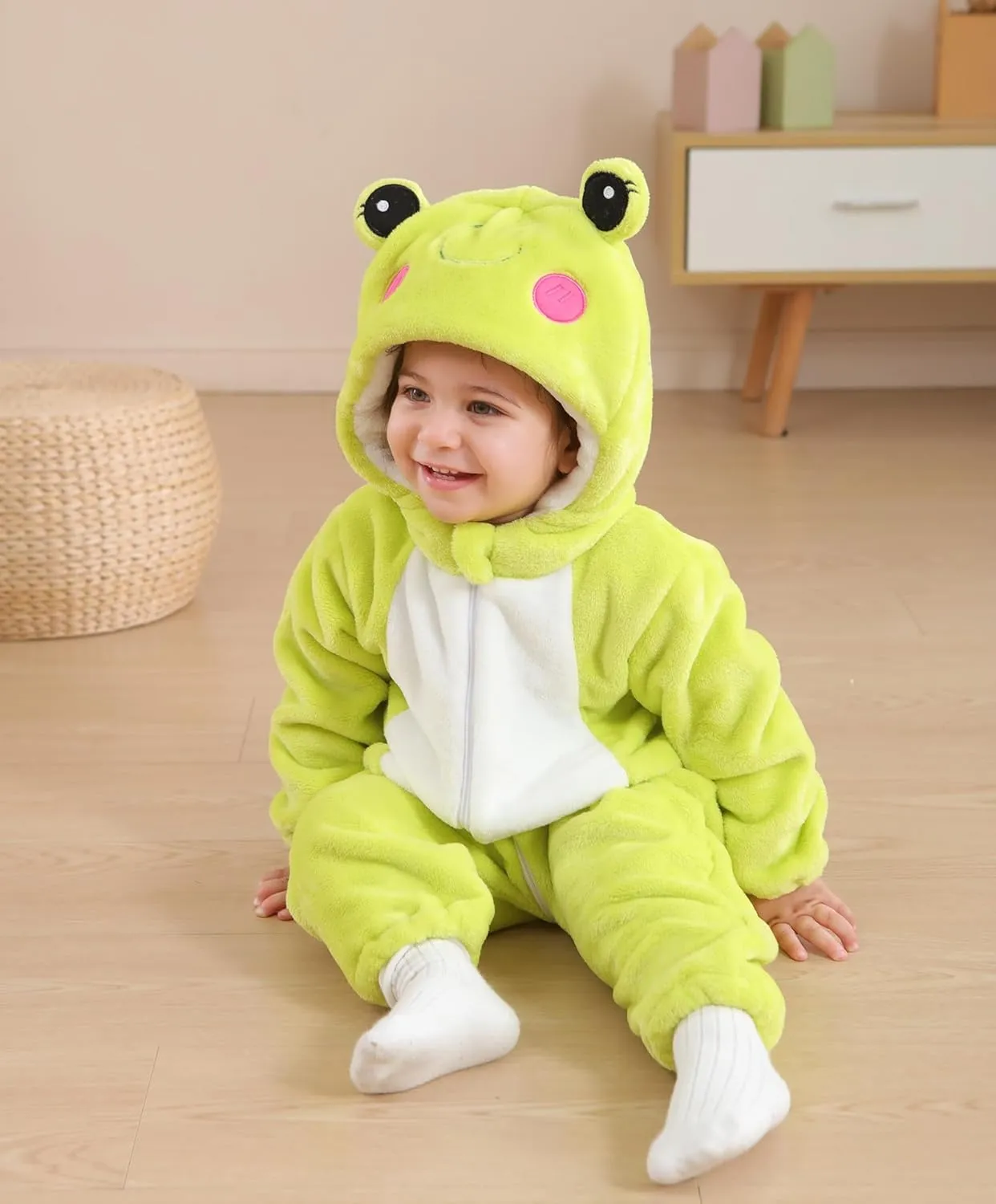 Frog basket acceptable 3Months-4Years CuteOn Toddler Halloween Costume Onesie Cosplay Romper Christmas Infants Baby Costume 