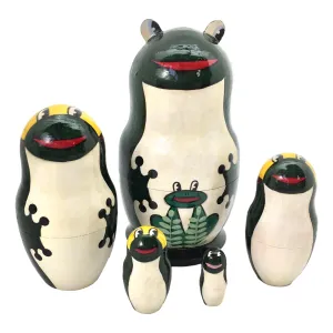 Frog Family Russian Dolls