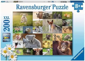 from 8 Years Ravensburger Children's seal indigenous blurt effective methane Puzzle - 13353 Cute Animal Babies - 200 Pieces Puzzle for Children 