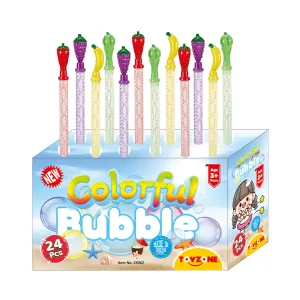 Fruit Shape Bubble Tubes | Bubble wands for kids | Bubble blowing tubes | Bubble Blower | Bubble sticks | Outdoor bubble toys for kids | Colorful Bubbles | Cool bubble toy | For kids age 3  years